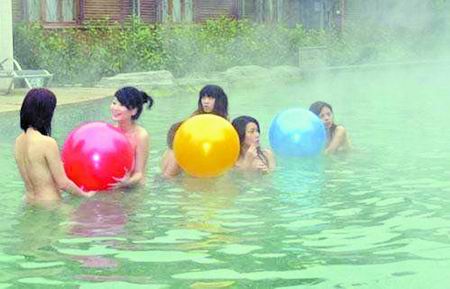 裸浴 人體模特 回歸自然 重慶 東溫泉